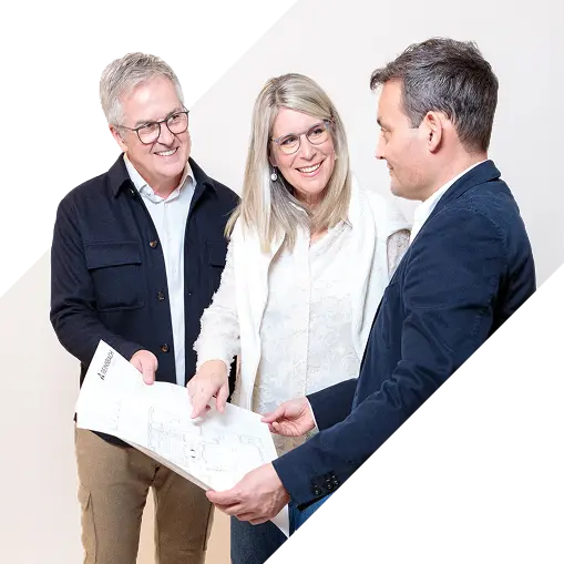 Alexander Pape Besprechung Grundriss Architektenplan Immobilie Göttingen